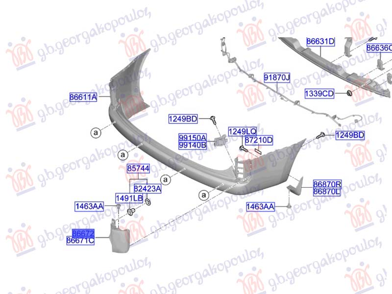 ΔΙΑΚΟΣΜΗΤΙΚΟ ΠΡΟΦΥΛΑΚΤΗΡΑ ΠΙΣΩ (Γ) ΔΕΞ