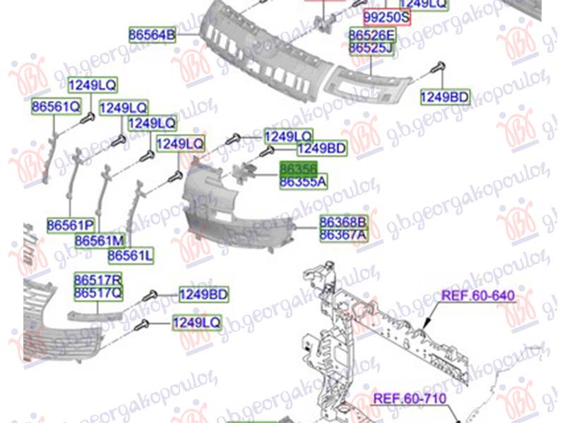 ΒΑΣΗ ΚΑΛΥΜΜΑΤΟΣ ΔΙΧΤΥΟΥ ΠΡΟΦΥΛΑΚΤΗΡΑ ΕΜΠΡΟΣ (Γ) ΔΕΞ