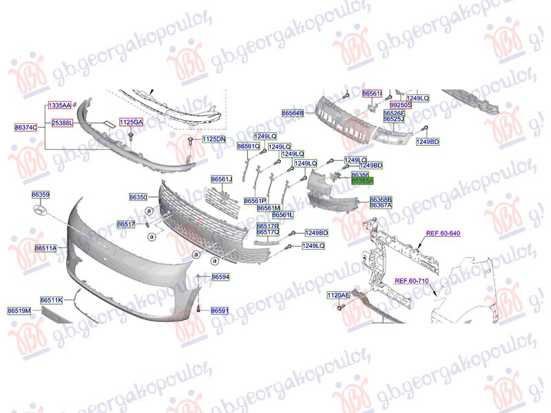 ΒΑΣΗ ΚΑΛΥΜΜΑΤΟΣ ΔΙΧΤΥΟΥ ΠΡΟΦΥΛΑΚΤΗΡΑ ΕΜΠΡΟΣ (Γ) ΑΡ