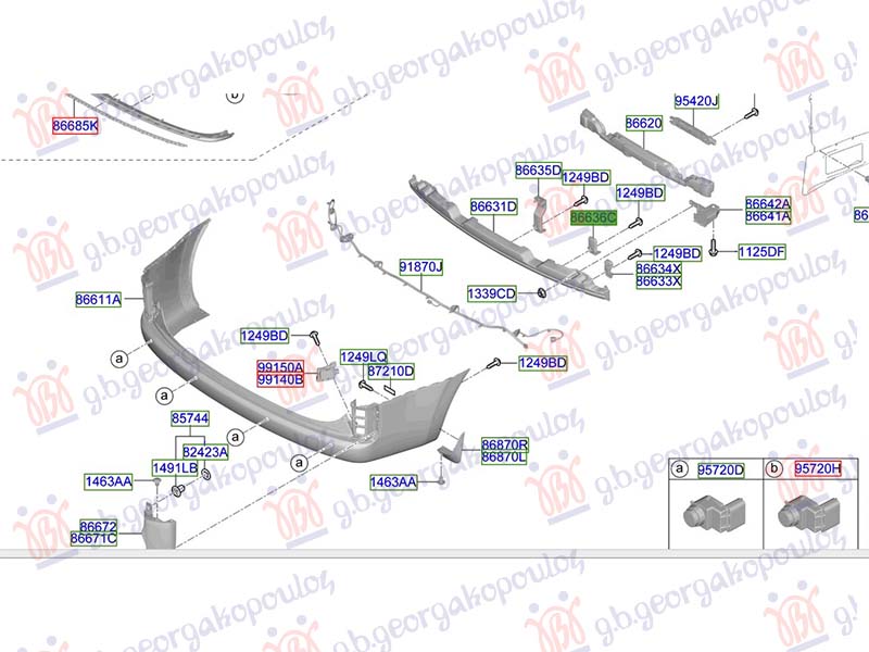 ΒΑΣΗ ΤΡΑΒΕΡΣΑΣ ΠΡΟΦΥΛΑΚΤΗΡΑ ΠΙΣΩ ΚΑΤΩ (Γ)