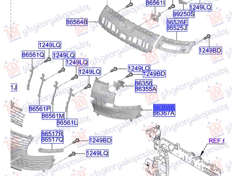 ΚΑΛΥΜΜΑ ΔΙΧΤΥΟΥ ΠΡΟΦΥΛΑΚΤΗΡΑ ΕΜΠΡΟΣ (Γ) ΔΕΞ