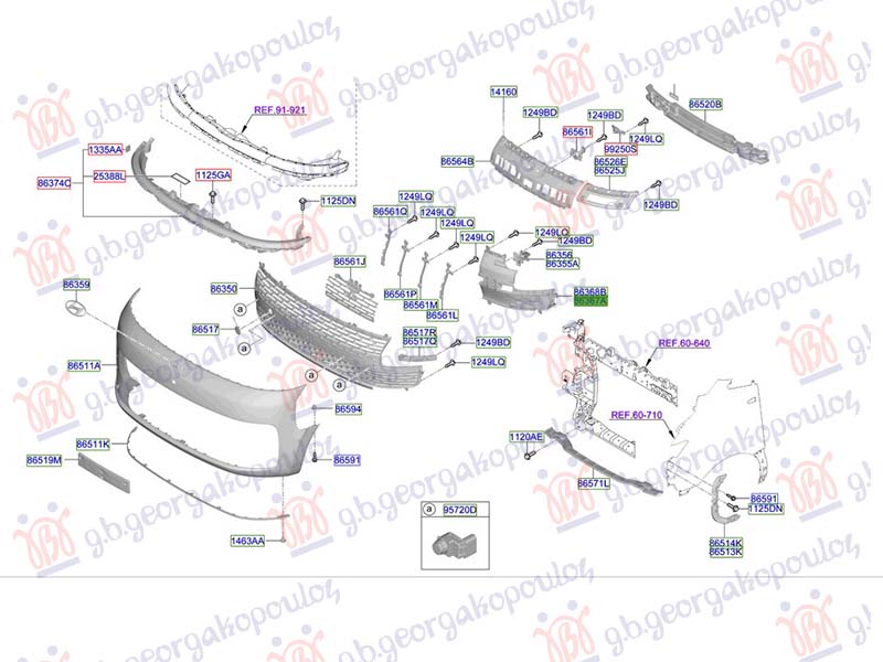 ΚΑΛΥΜΜΑ ΔΙΧΤΥΟΥ ΠΡΟΦΥΛΑΚΤΗΡΑ ΕΜΠΡΟΣ (Γ) ΑΡ
