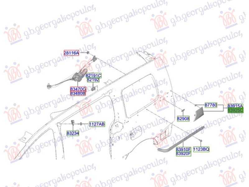 ΔΙΑΚΟΣΜΗΤΙΚΟ ΠΙΣΩ ΦΤΕΡΟΥ (Γ) ΔΕΞ