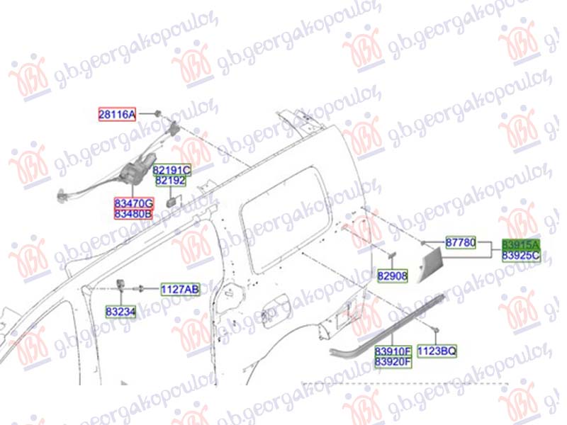 ΔΙΑΚΟΣΜΗΤΙΚΟ ΠΙΣΩ ΦΤΕΡΟΥ (Γ) ΑΡ