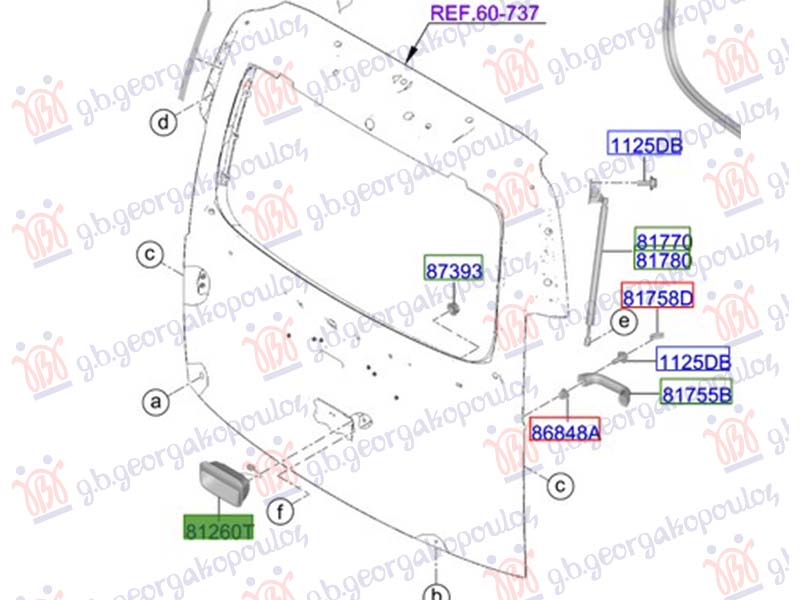 ΧΕΡΟΥΛΙ ΠΟΡΤΑΣ ΠΙΣΩ ΕΞΩ (5ης) (Γ)