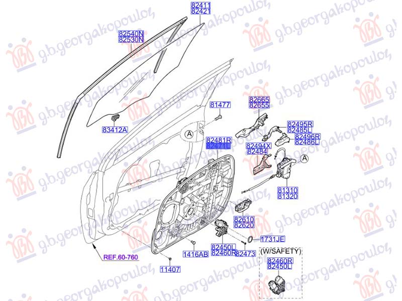 ΓΡΥΛΛΟΣ ΠΑΡΑΘΥΡΟΥ ΕΜΠΡΟΣ ΗΛΕΚΤΡΙΚΟΣ (ΧΩΡΙΣ ΜΟΤΕΡ) (ΤΣΕΧΙΑ) (Γ) ΑΡ