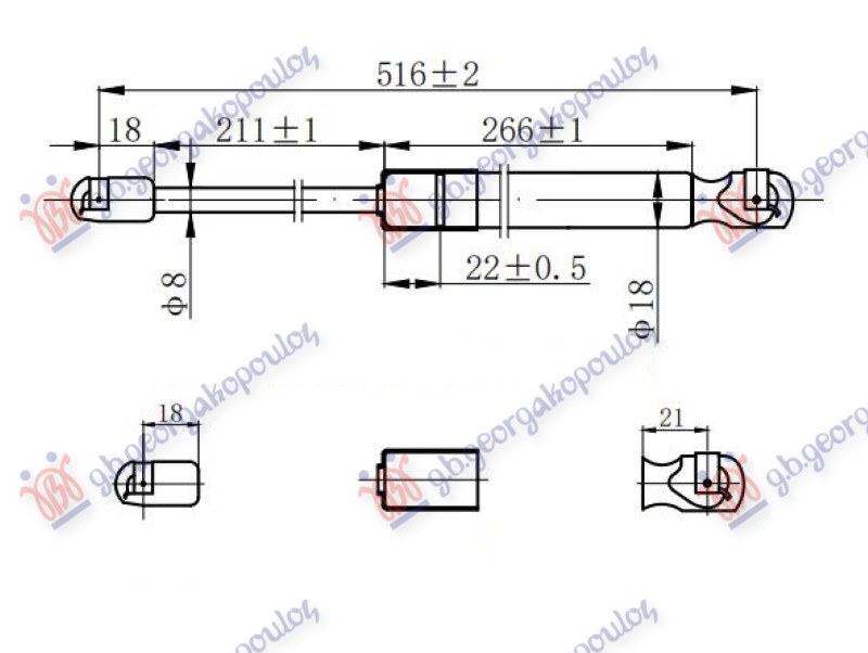 ΑΜΟΡΤΙΣΕΡ ΜΠΑΓΚΑΖ (S.W.) (516L-495N)