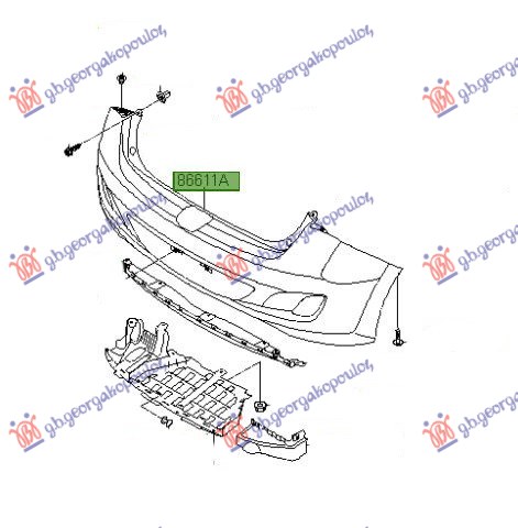ΠΡΟΦΥΛΑΚΤΗΡΑΣ ΠΙΣΩ (ΜΕ ΤΡΥΠΕΣ ΓΙΑ PDS) (Γ)