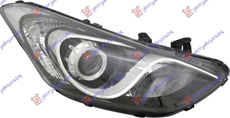 ΦΑΝΟΣ ΕΜΠΡΟΣ ΗΛΕΚΤΡΙΚΟΣ ΜΑΥΡΟΣ (ΜΕ ΦΑΚΟ) ΜΕ ΦΩΣ ΣΤΡΟΦΗΣ (Ε) (DEPO) ΔΕΞ