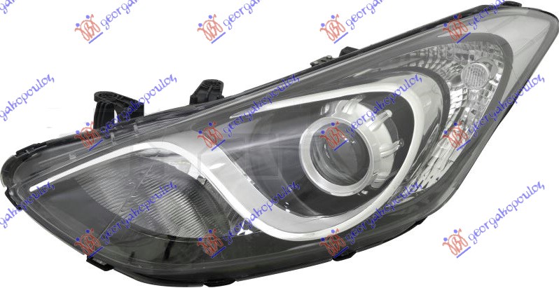 ΦΑΝΟΣ ΕΜΠΡΟΣ ΗΛΕΚΤΡΙΚΟΣ ΜΑΥΡΟΣ (ΜΕ ΦΑΚΟ) ΜΕ ΦΩΣ ΣΤΡΟΦΗΣ (Ε) (DEPO) ΑΡ