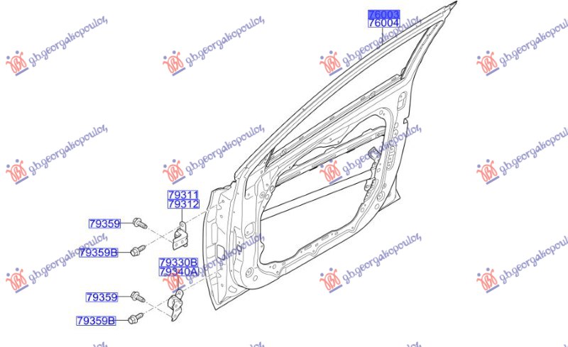 ΠΟΡΤΑ ΕΜΠΡΟΣ (Γ) ΑΡ
