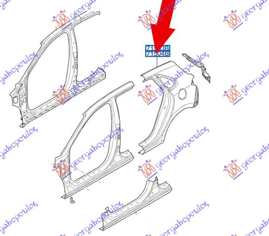 ΦΤΕΡΟ ΠΙΣΩ (H/B) (Γ) ΑΡ