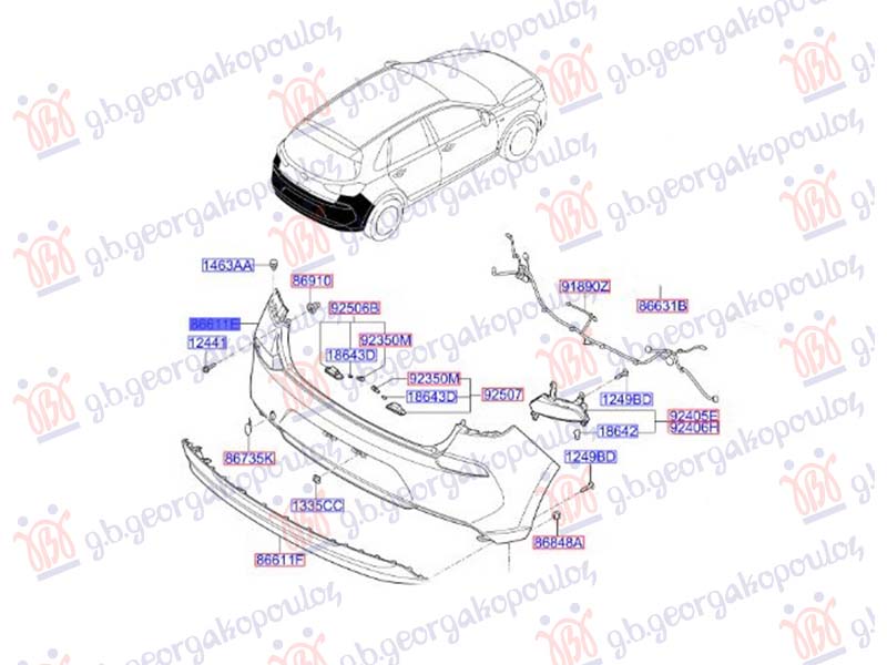ΠΡΟΦΥΛΑΚΤΗΡΑΣ ΠΙΣΩ (H/B) (ΜΕ 4 PDC) (Γ)