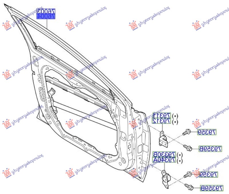ΠΟΡΤΑ ΕΜΠΡΟΣ (Γ) ΑΡ