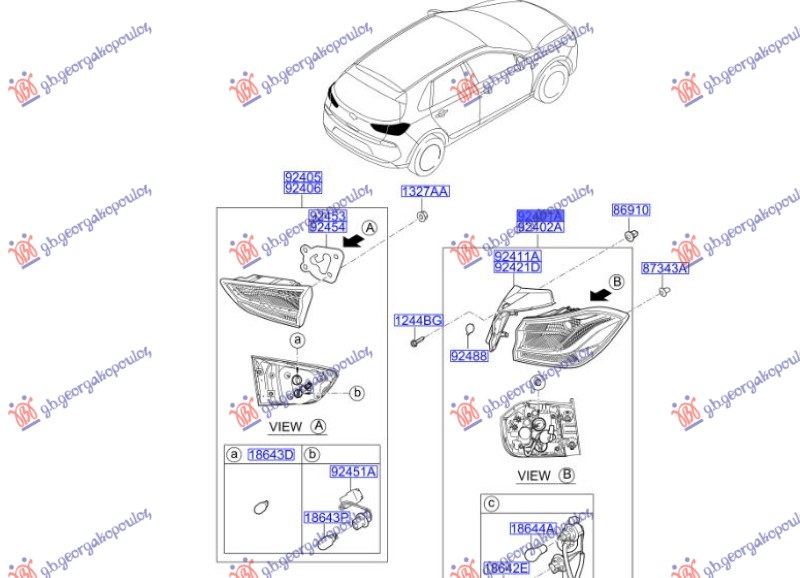 ΦΑΝΟΣ ΠΙΣΩ ΕΞΩ (Γ) ΑΡ