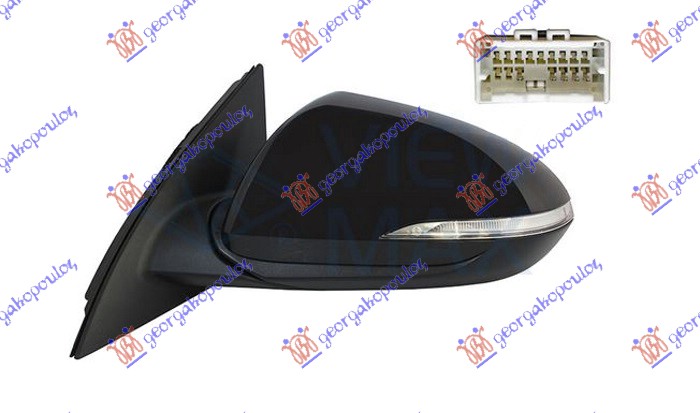 ΚΑΘΡΕΦΤΗΣ ΗΛΕΚΤΡΙΚΟΣ ΘΕΡΜΑΙΝΟΜΕΝΟΣ ΒΑΦΟΜΕΝΟΣ (6 PIN) (A ΠΟΙΟΤΗΤΑ) (ASPHERICAL GLASS) ΑΡ