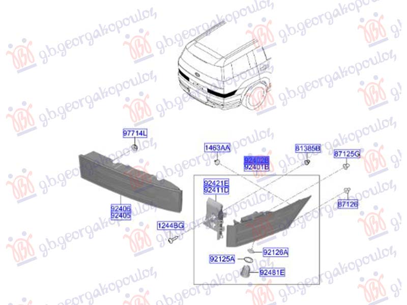 ΦΑΝΟΣ ΠΙΣΩ ΕΞΩ LED (Γ) ΔΕΞ