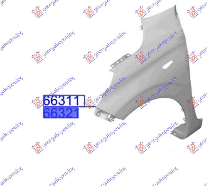 ΦΤΕΡΟ ΕΜΠΡΟΣ (ΜΕ ΤΡΥΠΑ ΓΙΑ ΦΛΑΣ) (Γ) ΑΡ