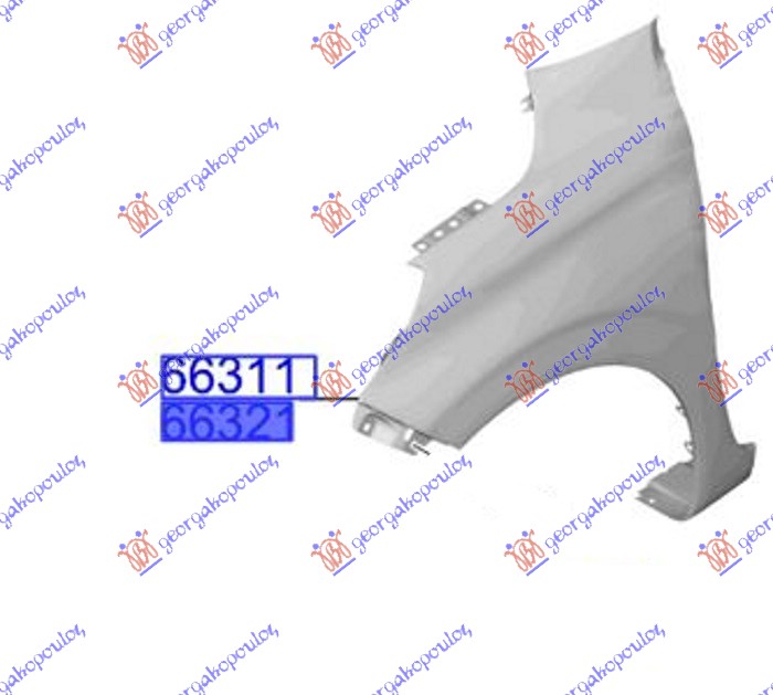 ΦΤΕΡΟ ΕΜΠΡΟΣ (ΧΩΡΙΣ ΤΡΥΠΑ ΓΙΑ ΦΛΑΣ) (Γ) ΑΡ