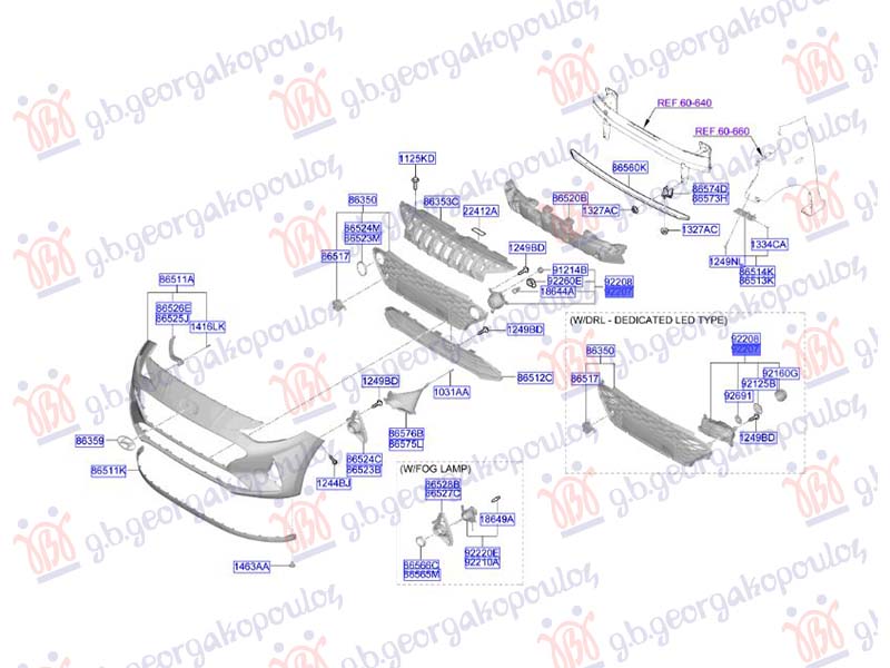 ΦΑΝΟΣ ΗΜΕΡΑΣ ΕΜΠΡΟΣ LED (Γ) ΑΡ