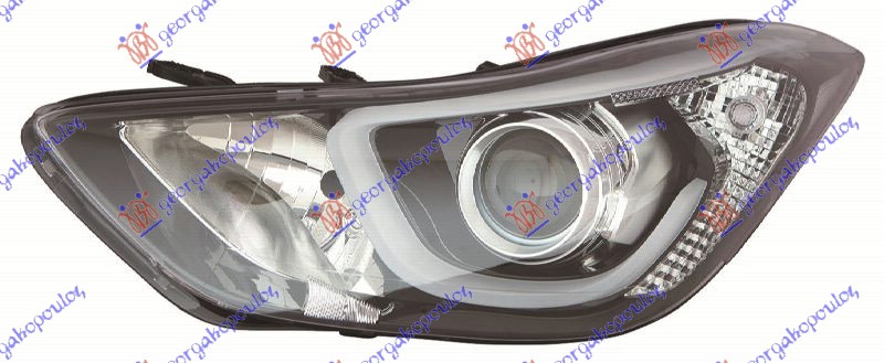 ΦΑΝΟΣ ΕΜΠΡΟΣ XENON ΜΕ ΦΩΣ ΗΜΕΡΑΣ LED (Ε) (DEPO) ΑΡ