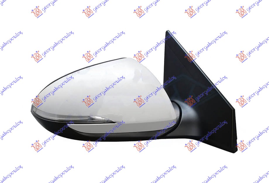 ΚΑΘΡΕΦΤΗΣ ΗΛΕΚΤΡΙΚΟΣ ΘΕΡΜΑΙΝΟΜΕΝΟΣ ΗΛΕΚΤΡΙΚΑ ΑΝΑΚΛΙΝΟΜΕΝΟΣ ΒΑΦΟΜΕΝΟΣ (ΜΕ ΦΛΑΣ) (CONVEX GLASS) ΔΕΞ