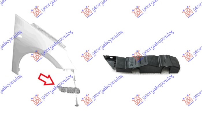 ΒΑΣΗ ΠΡΟΦΥΛΑΚΤΗΡΑ ΕΜΠΡΟΣ ΠΛΑΙΝΗ ΠΛΑΣΤΙΚΗ ΔΕΞ