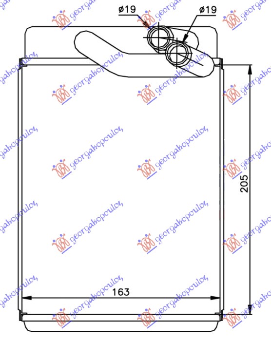 ΨΥΓΕΙΟ ΚΑΛΟΡΙΦΕΡ (205x165x26)