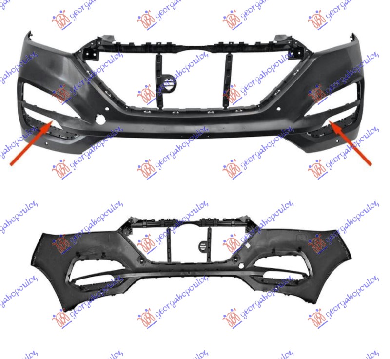 ΠΡΟΦΥΛΑΚΤΗΡΑΣ ΕΜΠΡΟΣ ΑΝΩ ΒΑΦΟΜΕΝΟΣ (ΜΕ ΦΩΤΑ ΗΜΕΡ. LED & PDC) (ΜΕ/ΧΩΡΙΣ ΤΡΥΠΕΣ ΓΙΑ ΠΙΤΣΙΛΙΣΤΗΡΙΑ) (Α ΠΟΙΟΤΗΤΑ)