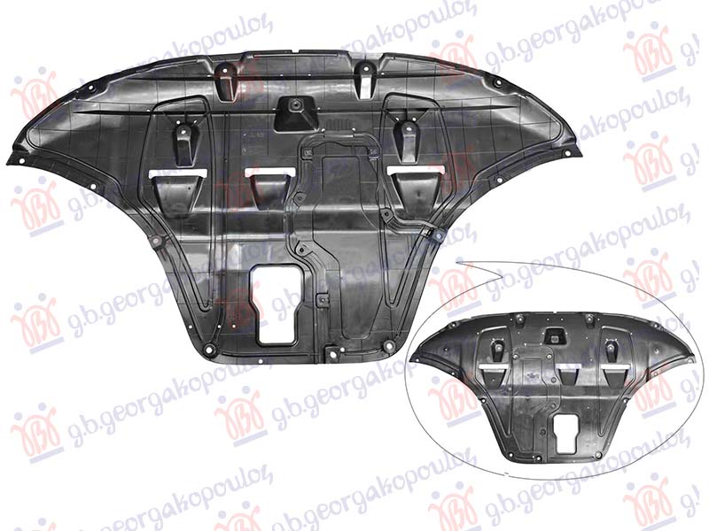 ΠΟΔΙΑ ΜΗΧΑΝΗΣ ΠΛΑΣΤΙΚΗ (HYBRID) (1.6-2.0-2.5L)