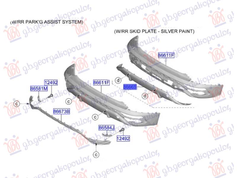 ΣΠΟΙΛΕΡ ΠΡΟΦΥΛΑΚΤΗΡΑ ΠΙΣΩ (ΜΕ ΤΡΥΠΕΣ ΓΙΑ PDC) (Γ)