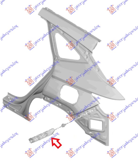 ΒΑΣΗ ΠΡΟΦΥΛΑΚΤΗΡΑ ΠΙΣΩ ΠΛΑΣΤΙΚΗ (Γ) ΑΡ