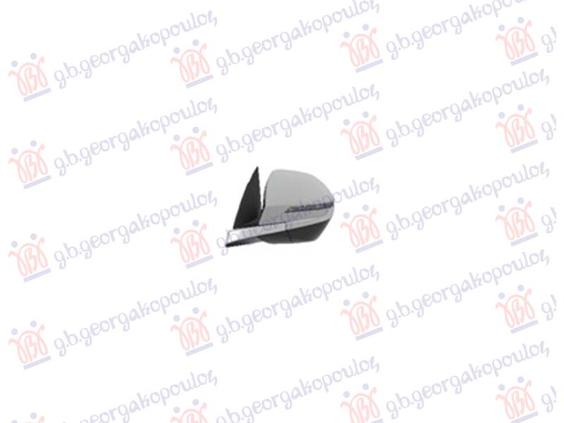 ΚΑΘΡΕΦΤΗΣ ΗΛΕΚΤΡΙΚΟΣ ΗΛΕΚΤΡΙΚΑ ΑΝΑΚΛΙΝΟΜΕΝΟΣ ΒΑΦΟΜΕΝΟΣ ΜΕ ΧΡΩΜΙΟ ΔΙΑΚΟΣΜΗΤΙΚΟ (ΜΕ ΦΛΑΣ) (8Pin) (CONVEX GLASS) ΔΕΞ