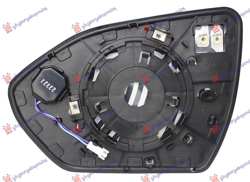 ΚΡΥΣΤΑΛΛΟ ΚΑΘΡΕΦΤΗ ΘΕΡΜΑΙΝΟΜΕΝΟ ME BLIS (CONVEX GLASS) ΔΕΞ