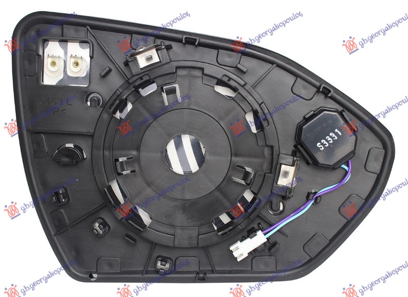ΚΡΥΣΤΑΛΛΟ ΚΑΘΡΕΦΤΗ ΘΕΡΜΑΙΝΟΜΕΝΟ ME BLIS (CONVEX GLASS) ΑΡ
