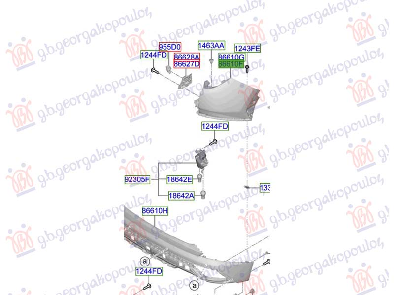 ΠΡΟΦΥΛΑΚΤΗΡΑΣ ΠΙΣΩ ΑΚΡΑΙΟ (Γ) ΑΡ
