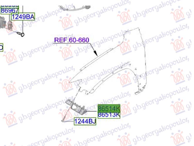 ΒΑΣΗ ΠΡΟΦΥΛΑΚΤΗΡΑ ΕΜΠΡΟΣ ΠΛΑΙΝΗ ΠΛΑΣΤΙΚΗ (Γ) ΔΕΞ
