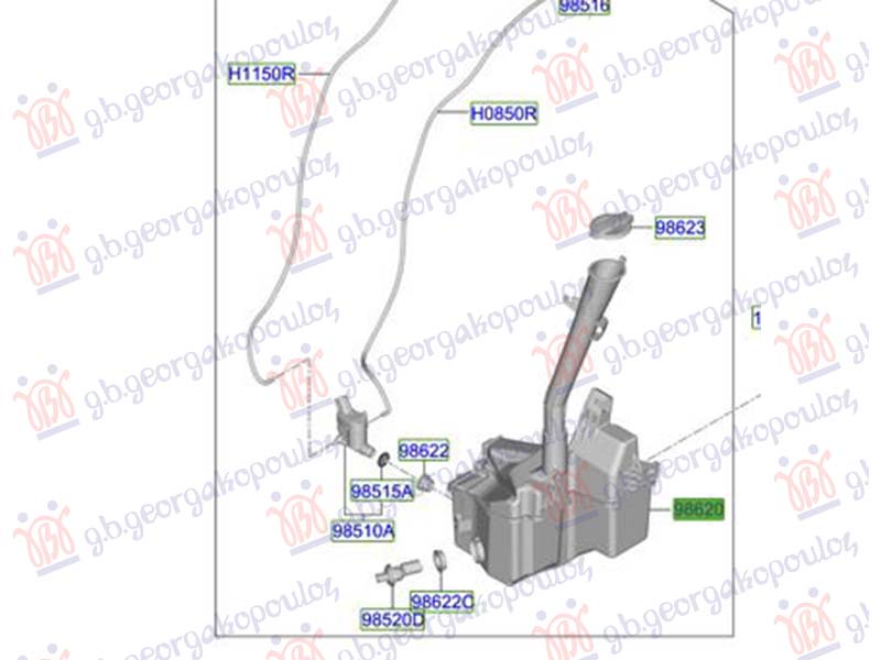 ΔΟΧΕΙΟ ΝΕΡΟΥ ΥΑΛΟΚΑΘΑΡΙΣΤΗΡΩΝ (Γ)