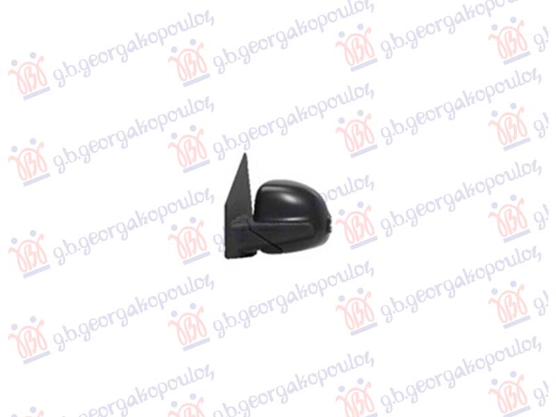 ΚΑΘΡΕΦΤΗΣ ΗΛΕΚΤΡΙΚΟΣ ΘΕΡΜΑΙΝΟΜΕΝΟΣ ΜΑΥΡΟΣ ΓΥΑΛΙΣΤΕΡΟΣ (ΜΕ ΦΛΑΣ) (6Pin) (ASPHERICAL GLASS) ΑΡ