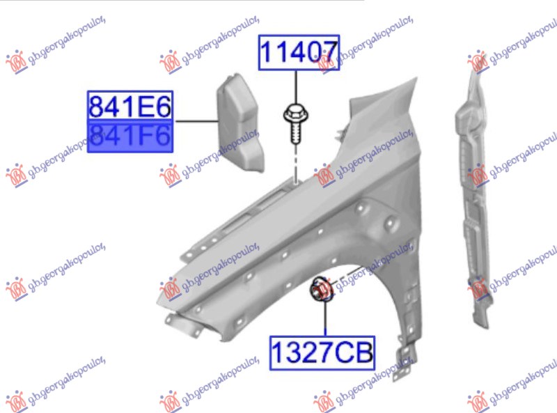 ΒΑΣΗ ΦΤΕΡΟΥ ΕΜΠΡΟΣ (Γ) ΔΕΞ