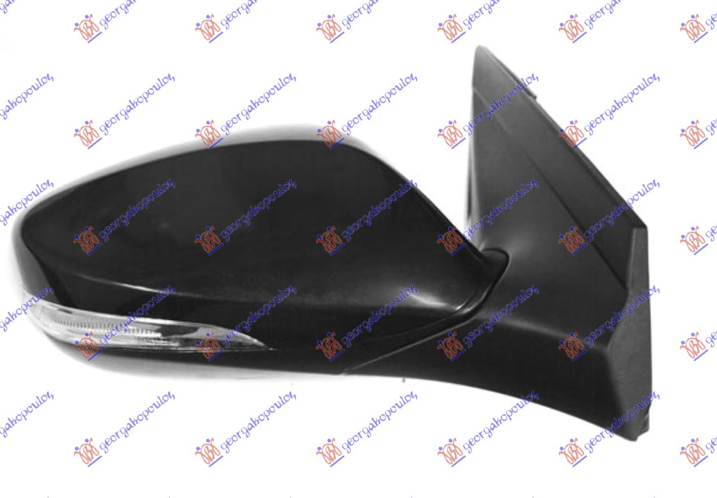 ΚΑΘΡΕΦΤΗΣ ΗΛΕΚΤΡΙΚΟΣ ΘΕΡΜΑΙΝΟΜΕΝΟΣ ΒΑΦΟΜΕΝΟΣ (ΜΕ ΦΛΑΣ) (6 PIN) (CONVEX GLASS) ΔΕΞ