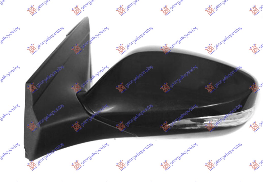 ΚΑΘΡΕΦΤΗΣ ΗΛΕΚΤΡΙΚΟΣ ΘΕΡΜΑΙΝΟΜΕΝΟΣ ΒΑΦΟΜΕΝΟΣ (ΜΕ ΦΛΑΣ) (6 PIN) (CONVEX GLASS) ΑΡ