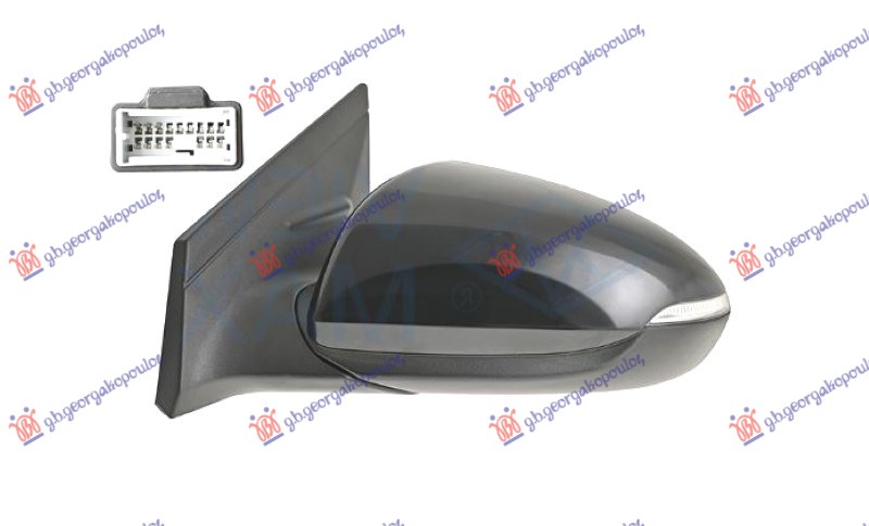 ΚΑΘΡΕΦΤΗΣ ΗΛΕΚΤΡΙΚΟΣ ΘΕΡΜΑΙΝΟΜΕΝΟΣ ΗΛΕΚΤΡΙΚΑ ΑΝΑΚΛΙΝΟΜΕΝΟΣ ΒΑΦΟΜΕΝΟΣ (ΜΕ ΦΛΑΣ & ΦΩΣ ΑΣΦΑΛΕΙΑΣ) (10 PIN) (CONVEX) (A ΠΟΙΟΤΗΤΑ) ΑΡ