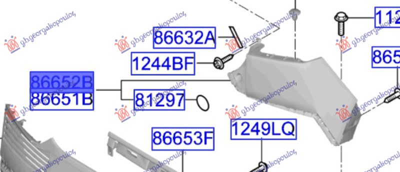 ΑΚΡΟ ΠΡΟΦΥΛΑΚΤΗΡΑ ΠΙΣΩ ΒΑΦΟΜΕΝΟ (ΜΕ ΤΡΥΠΕΣ ΓΙΑ PDC) -2024 (Γ) ΑΡ