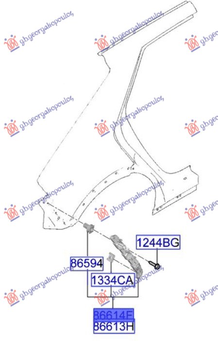 ΒΑΣΗ ΠΡΟΦΥΛΑΚΤΗΡΑ ΠΙΣΩ ΠΛΑΙΝΗ ΠΛΑΣΤΙΚΗ (Γ) ΑΡ
