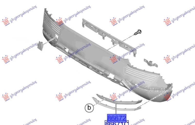 ΔΙΑΚΟΣΜΗΤΙΚΟ ΠΡΟΦΥΛΑΚΤΗΡΑ ΠΙΣΩ ΑΚΡΑΙΟ ΒΑΦΟΜΕΝΟ (ME PDC) -2024 (Γ) ΑΡ