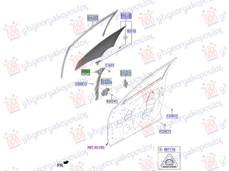 ΓΡΥΛΛΟΣ ΠΑΡΑΘΥΡΟΥ ΕΜΠΡΟΣ ΗΛΕΚΤΡΙΚΟΣ (ΧΩΡΙΣ ΜΟΤΕΡ) (Γ) ΑΡ