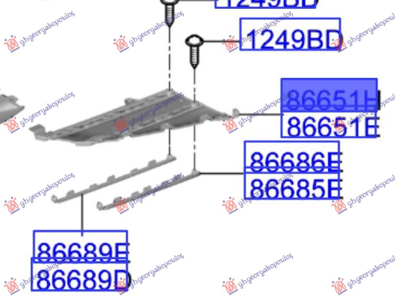 ΠΟΔΙΑ ΠΡΟΦΥΛΑΚΤΗΡΑ ΠΙΣΩ ΑΚΡΑΙΑ ΠΛΑΣΤΙΚΗ (Γ) ΑΡ