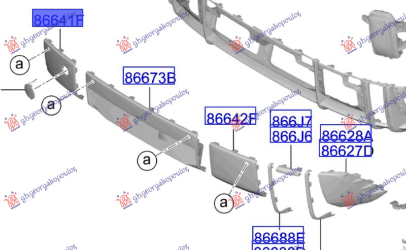 ΔΙΑΚΟΣΜΗΤΙΚΟ ΠΡΟΦΥΛΑΚΤΗΡΑ ΠΙΣΩ ΑΚΡΑΙΟ (Γ) ΑΡ