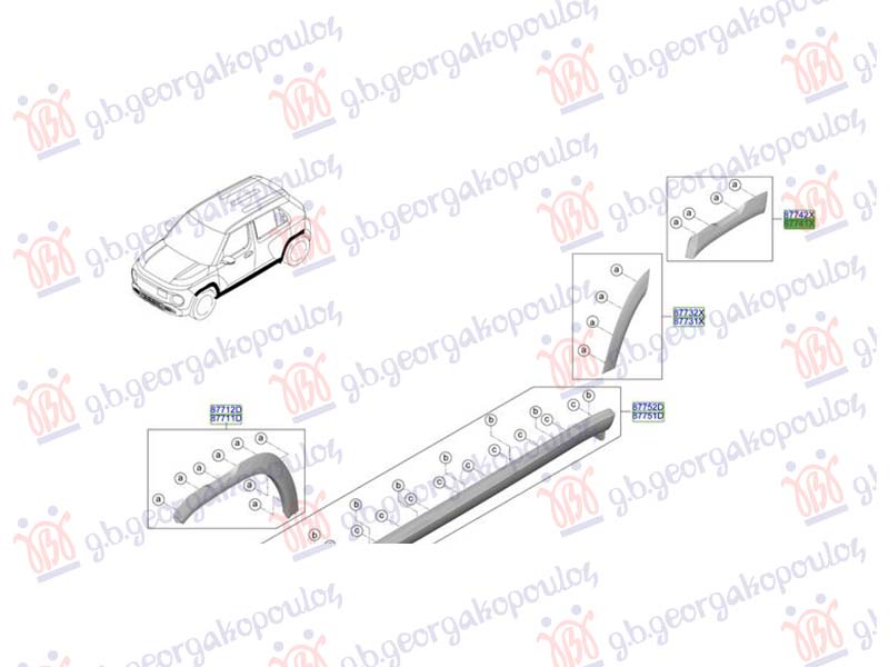 ΠΛΑΣΤΙΚΗ ΚΟΥΡΜΠΑ ΠΙΣΩ ΦΤΕΡΟΥ (Γ) ΑΡ